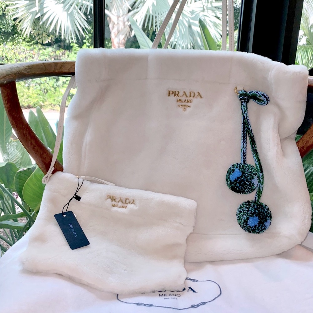 Prada Tote Bag with Pouch. Brand New.